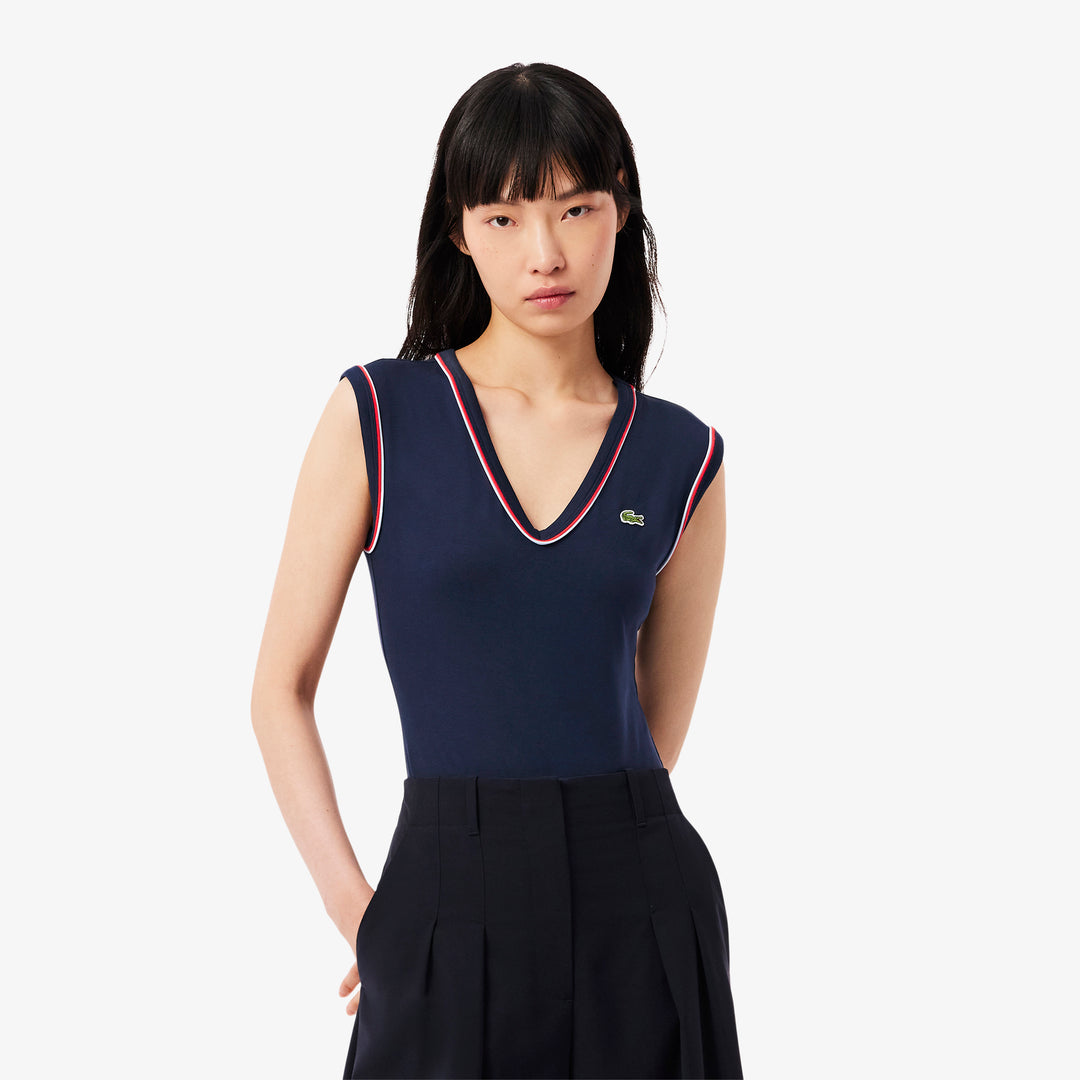 Slim Fit Open Back Cotton Body - TF0187