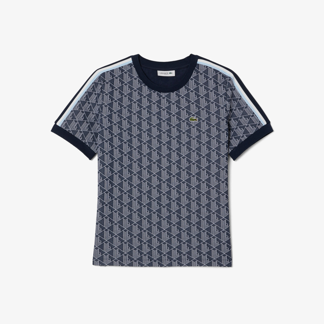 Slim Fit Monogram Jacquard T-shirt - TF3244