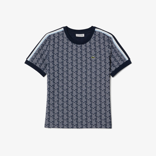 Slim Fit Monogram Jacquard T-shirt - TF3244