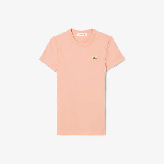 Slim Fit Ribbed Cotton T-shirt - TF5538