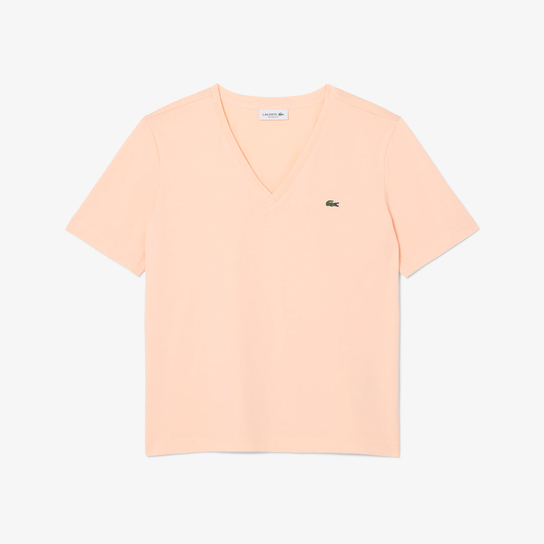 Relaxed Fit Soft Cotton V Neck T-shirt - TF7300 - MYHOLDAL LEBANON