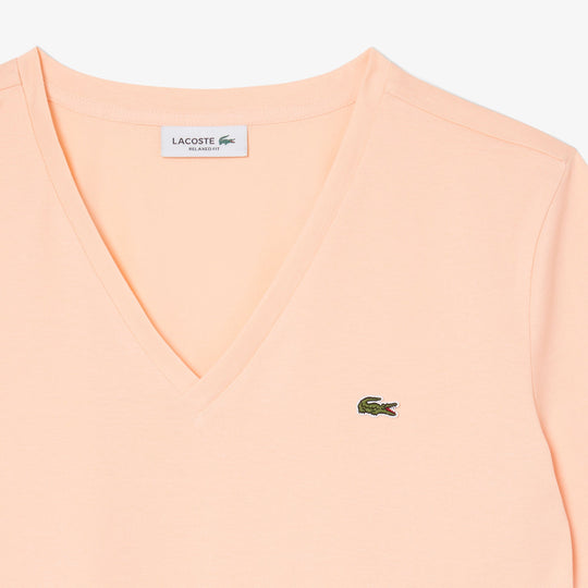 Relaxed Fit Soft Cotton V Neck T-shirt - TF7300 - MYHOLDAL LEBANON