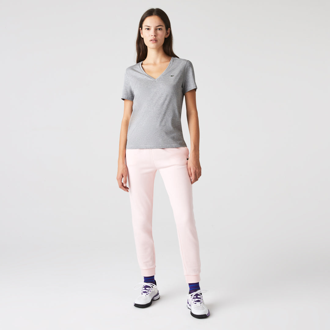 Women's V-Neck Loose Fit Cotton T-Shirt - TF8392