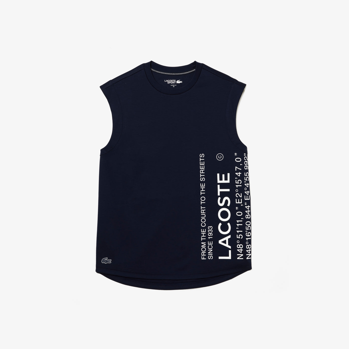 Shop The Latest Collection Of Lacoste Women’S Lacoste Sport Loose Fit Anti-Odor Tank Top - Tf9182 In Lebanon