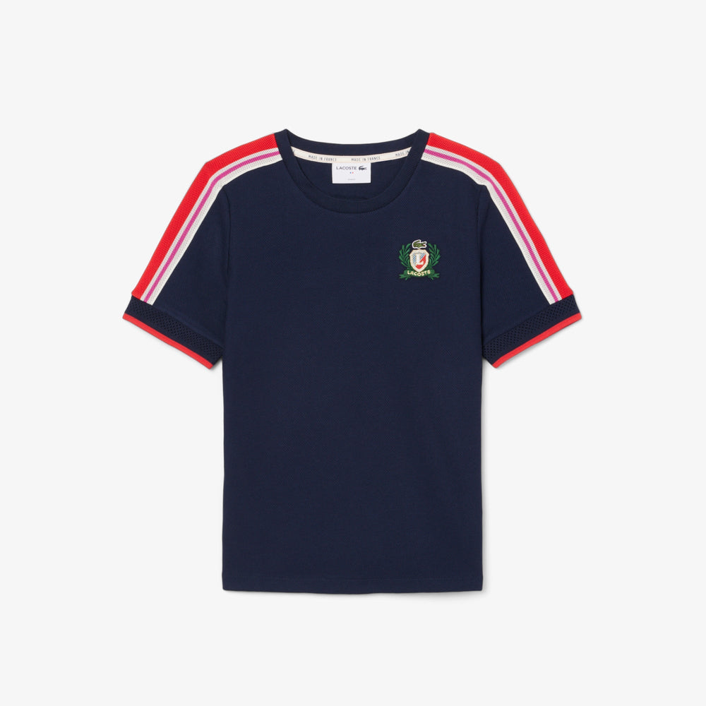 French Made Textured Pique T-shirt-TF9630