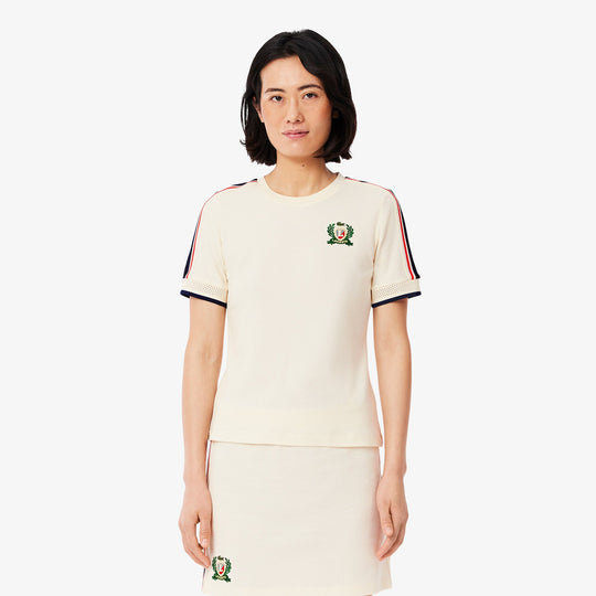 French Made Textured Pique T-shirt-TF9630