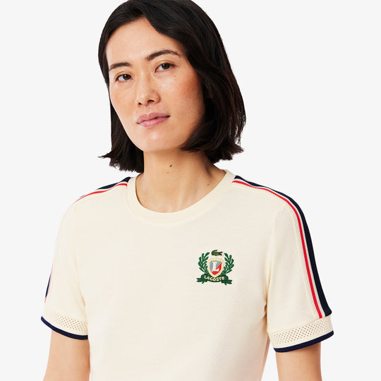 French Made Textured Pique T-shirt-TF9630