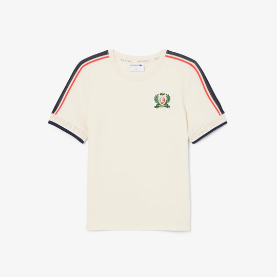 French Made Textured Pique T-shirt - TF9630