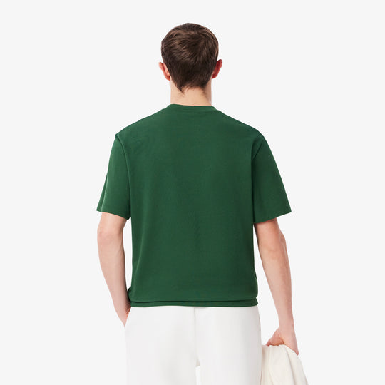 Embroidered Badge Pique T-shirt - TH0025