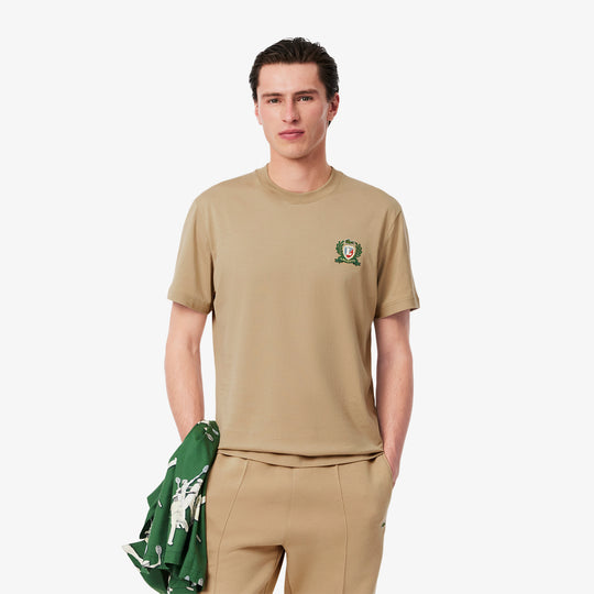 French Made Embroidered Badge T-shirt - TH0027