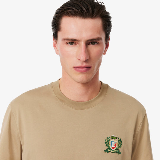 French Made Embroidered Badge T-shirt - TH0027