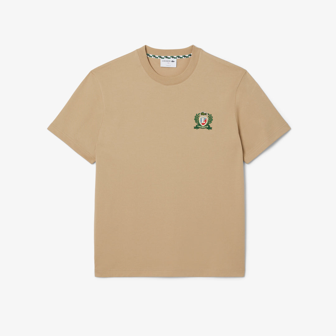 French Made Embroidered Badge T-shirt - TH0027