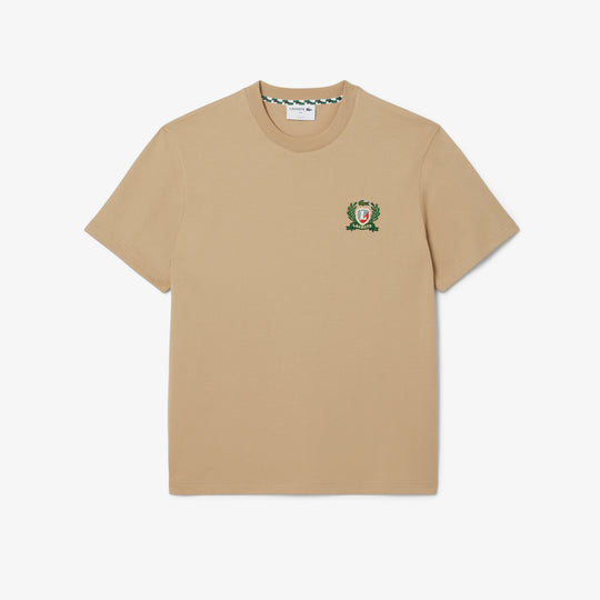 French Made Embroidered Badge T-shirt - TH0027