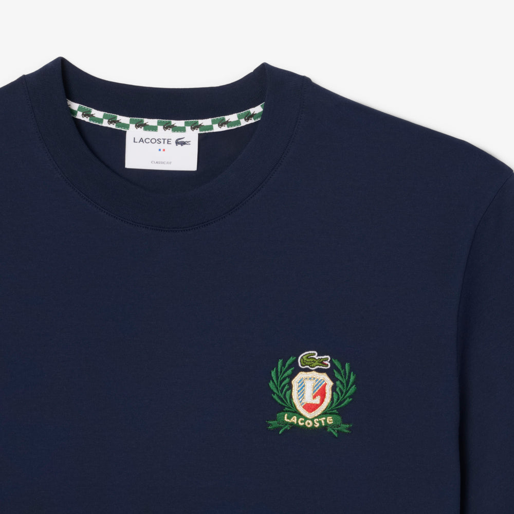 French Made Embroidered Badge T-shirt - TH0027