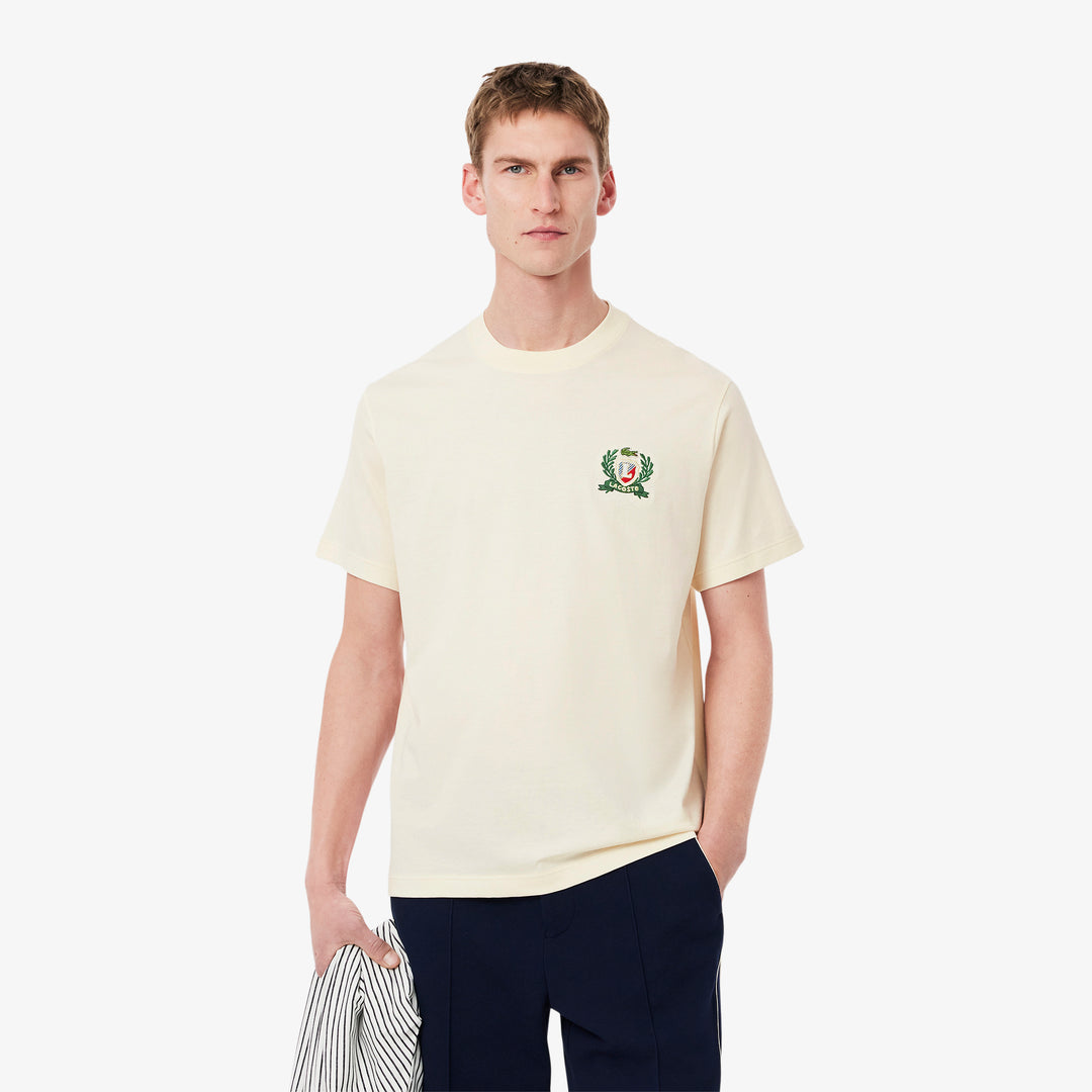 French Made Embroidered Badge T-shirt - TH0027