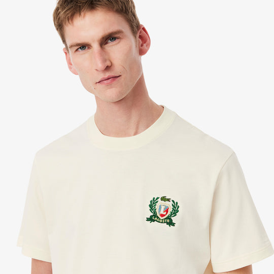 French Made Embroidered Badge T-shirt - TH0027