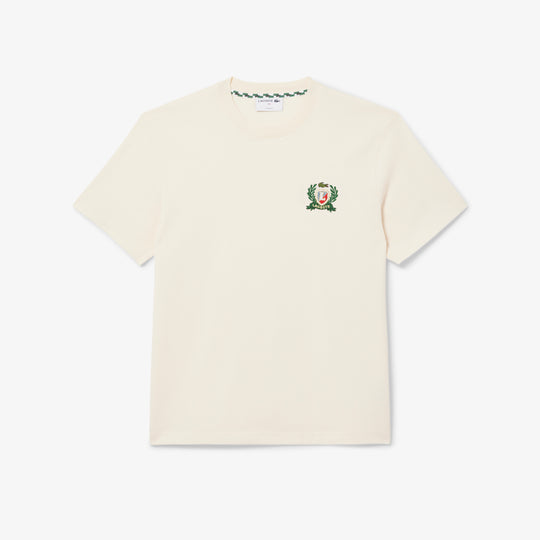 French Made Embroidered Badge T-shirt - TH0027