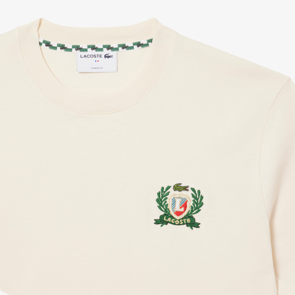 French Made Embroidered Badge T-shirt - TH0027