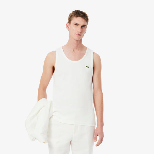Slim Fit Ribbed Cotton Tank Top - TH0030