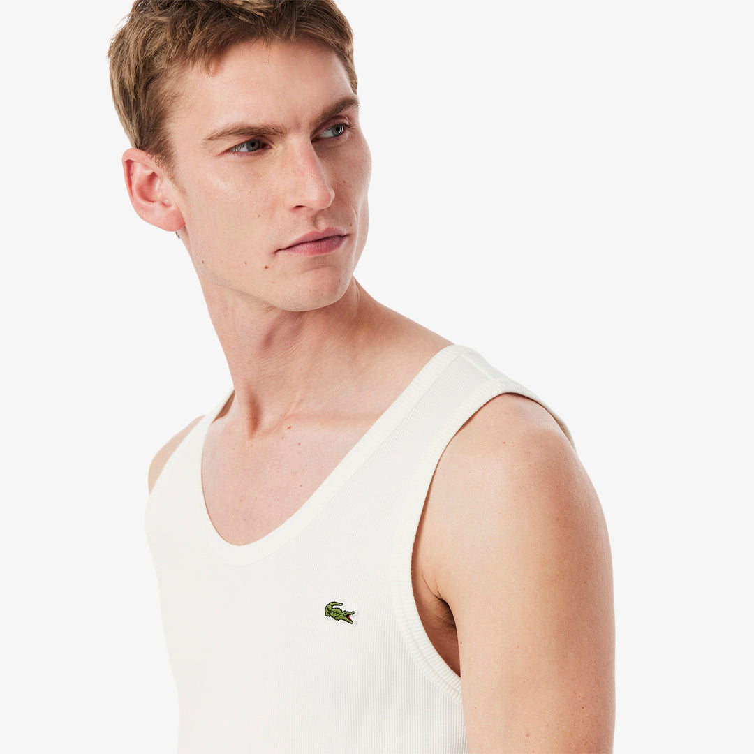 Slim Fit Ribbed Cotton Tank Top - TH0030