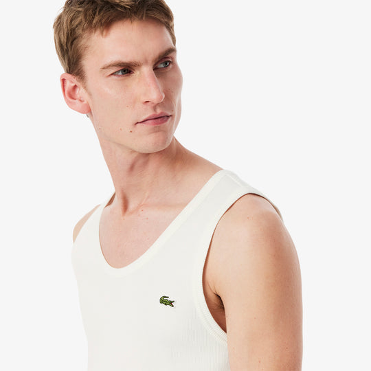 Slim Fit Ribbed Cotton Tank Top - TH0030