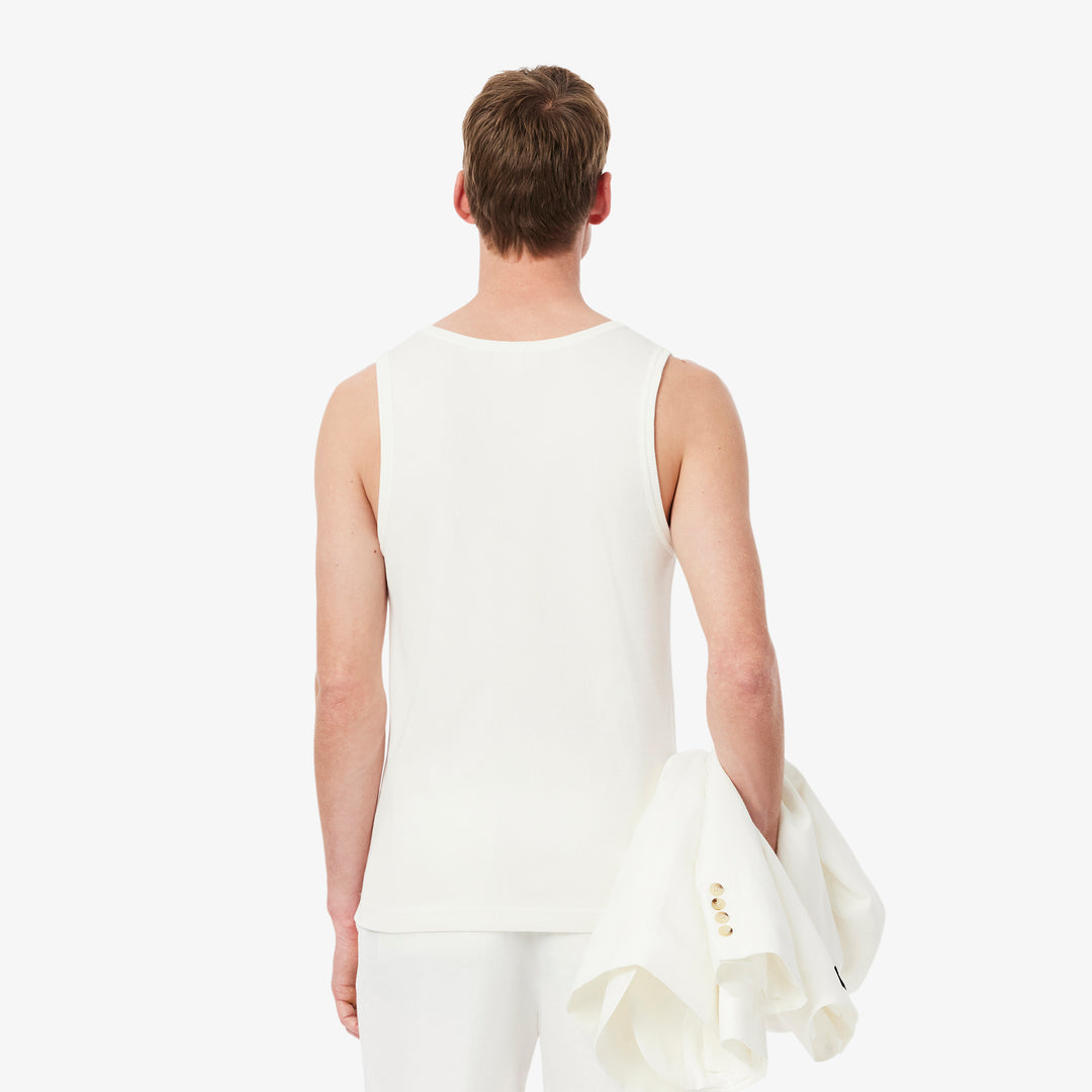Slim Fit Ribbed Cotton Tank Top - TH0030