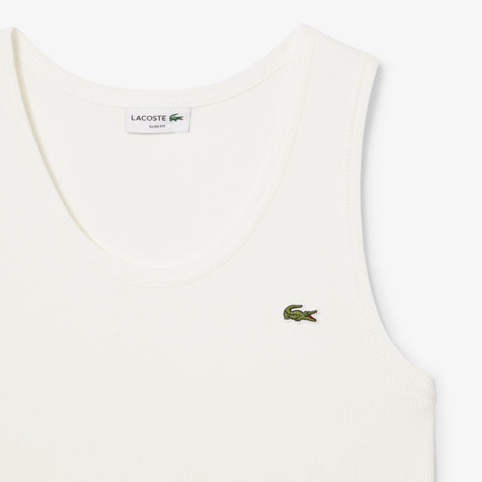 Slim Fit Ribbed Cotton Tank Top - TH0030