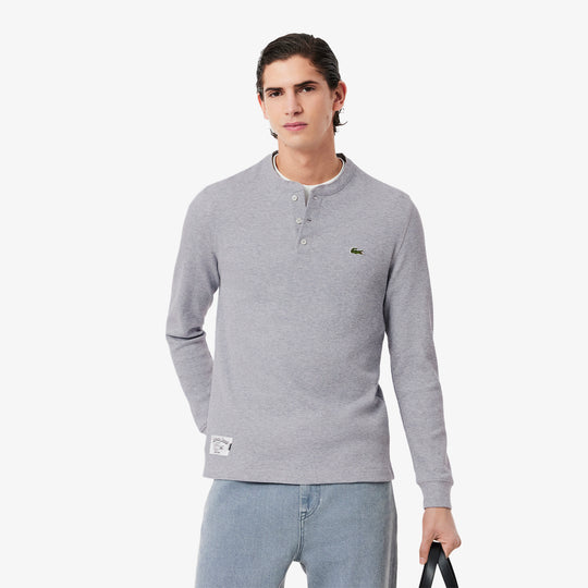 Long Sleeved Waffle Knit T-shirt - TH0035