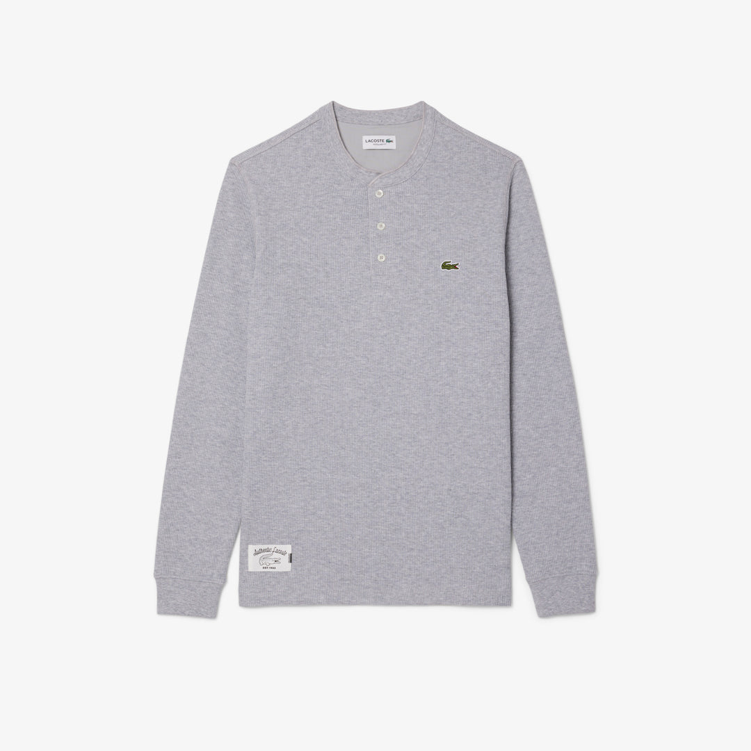 Long Sleeved Waffle Knit T-shirt - TH0035