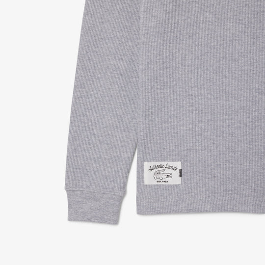 Long Sleeved Waffle Knit T-shirt - TH0035