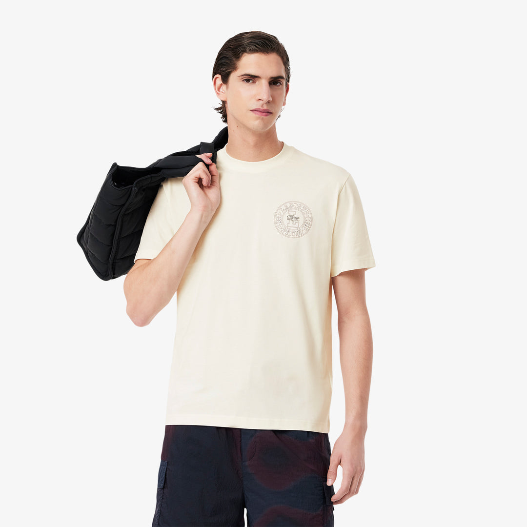 Print Badge Jersey T-shirt - TH0125