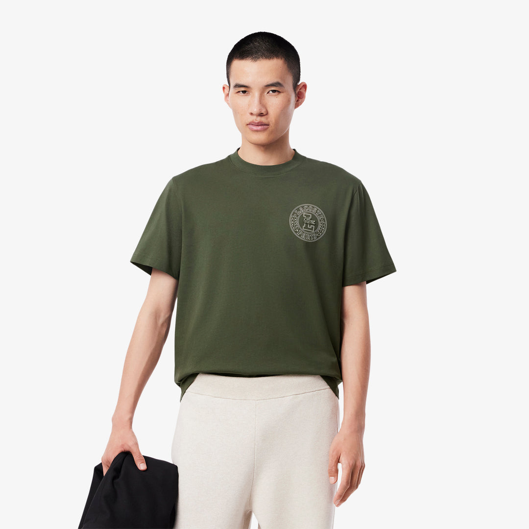 Print Badge Jersey T-shirt - TH0125