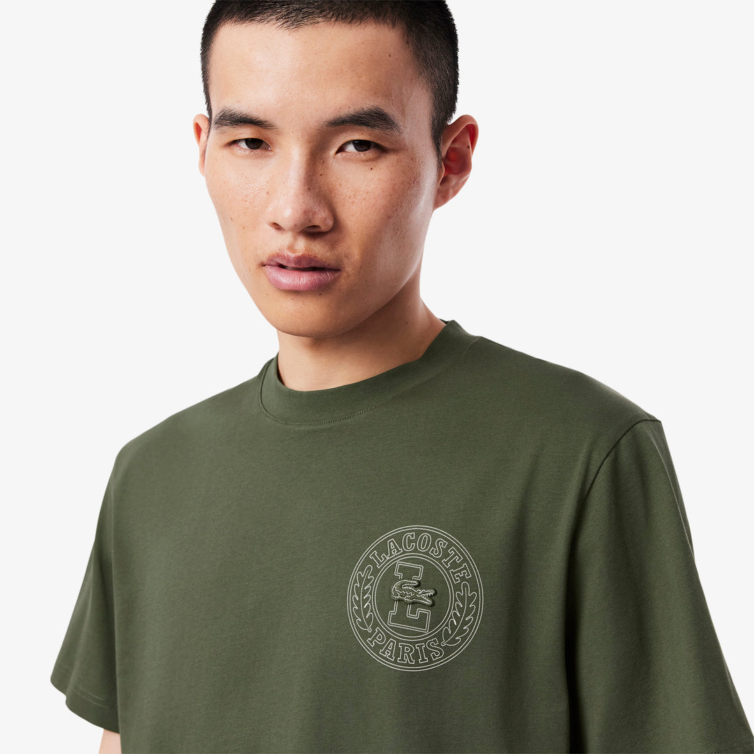 Print Badge Jersey T-shirt - TH0125