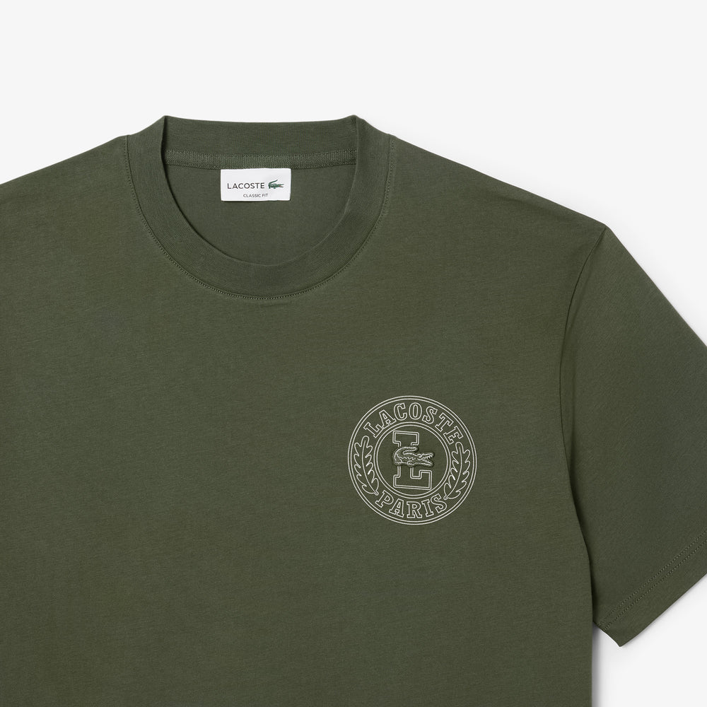 Print Badge Jersey T-shirt - TH0125