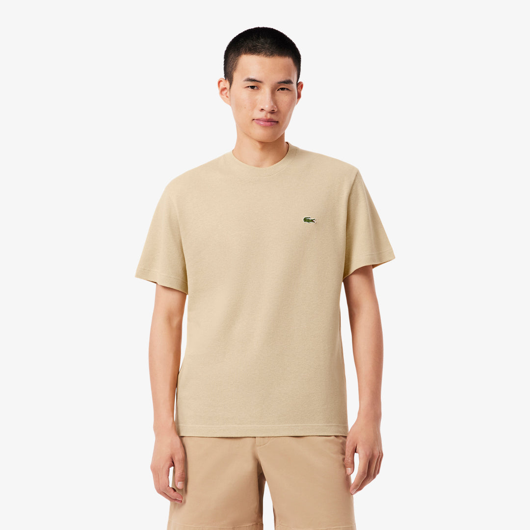 Heavy Cotton and Linen Piqué T-shirt - TH0629