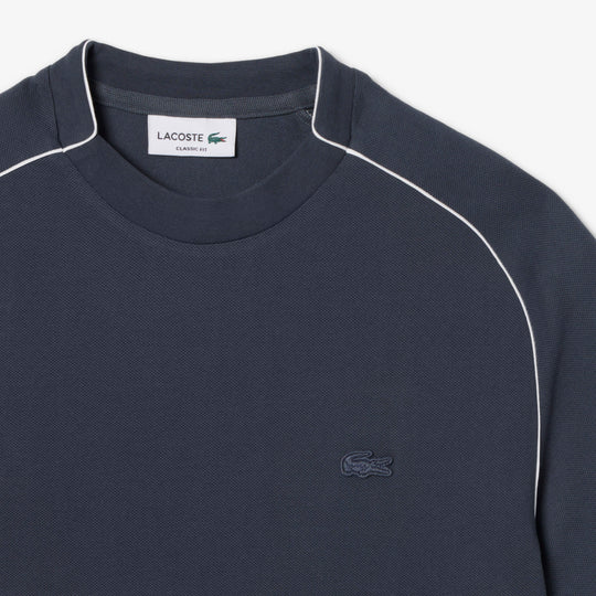 Contrast Trim Piqué T-shirt - TH0771