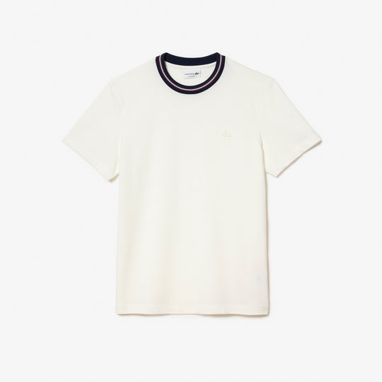 Stripe Collar Stretch Piqué T-shirt - TH1131