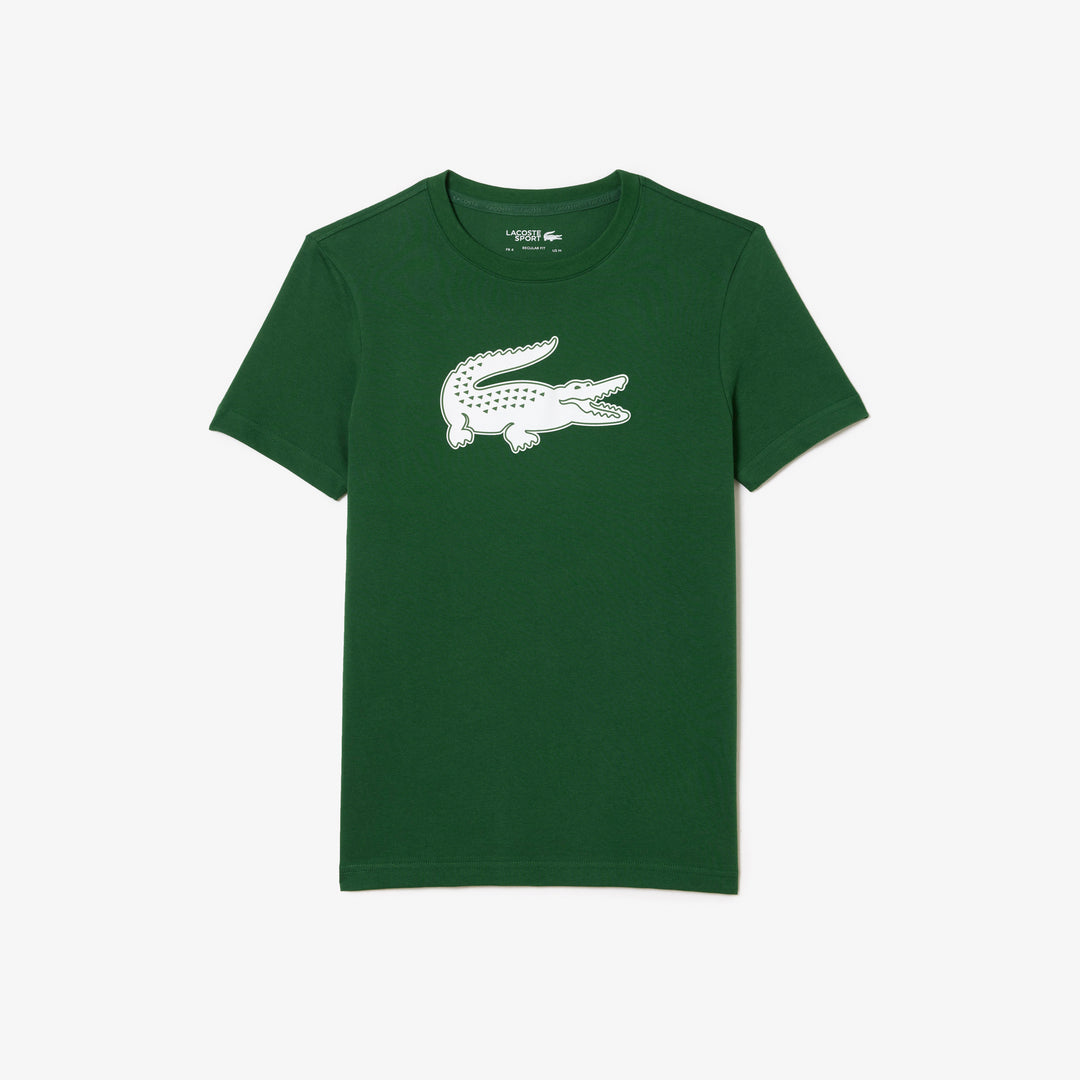 Men's Lacoste SPORT 3D Print Crocodile Breathable Jersey T-shirt - TH2042