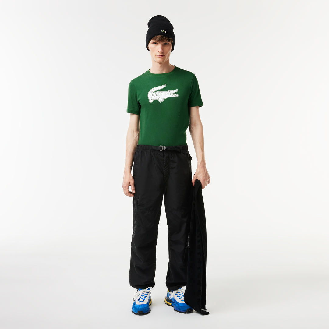 Men's Lacoste SPORT 3D Print Crocodile Breathable Jersey T-shirt - TH2042