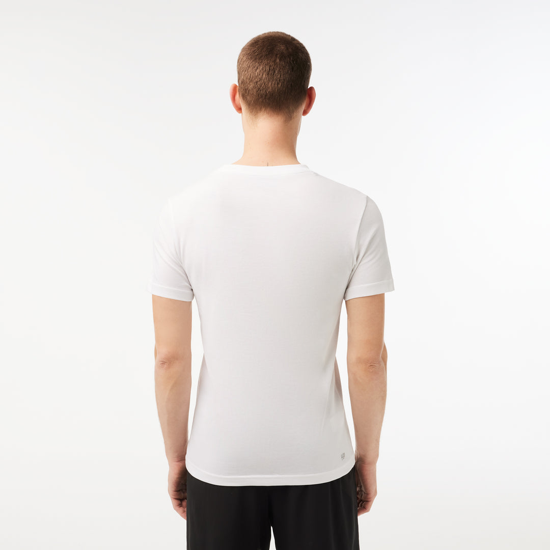 Men's Lacoste SPORT 3D Print Crocodile Breathable Jersey T-shirt - TH2042