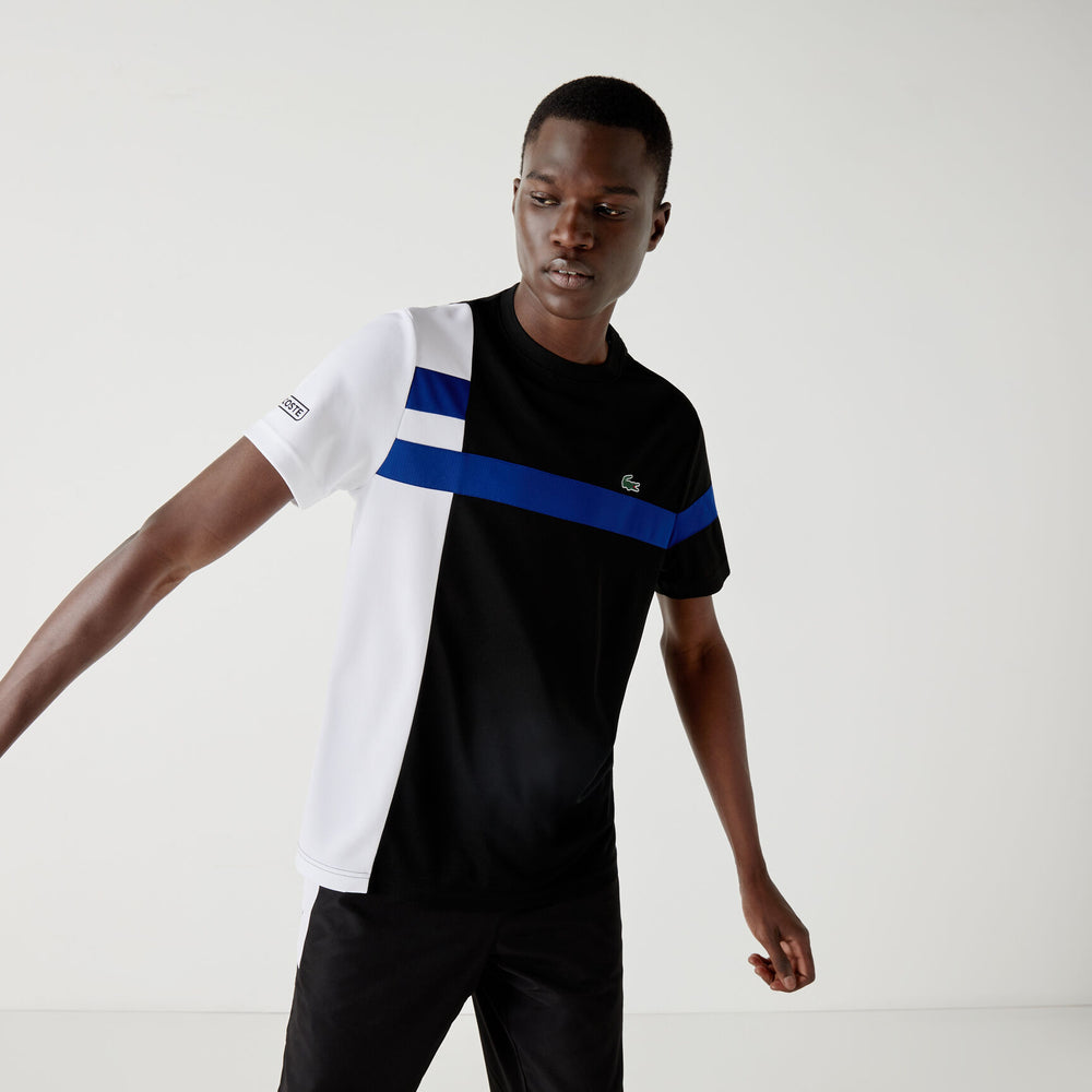 Men's SPORT Colorblock Breathable Piqué Tennis T-shirt