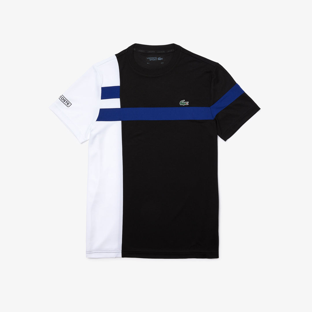 Men's SPORT Colorblock Breathable Piqué Tennis T-shirt