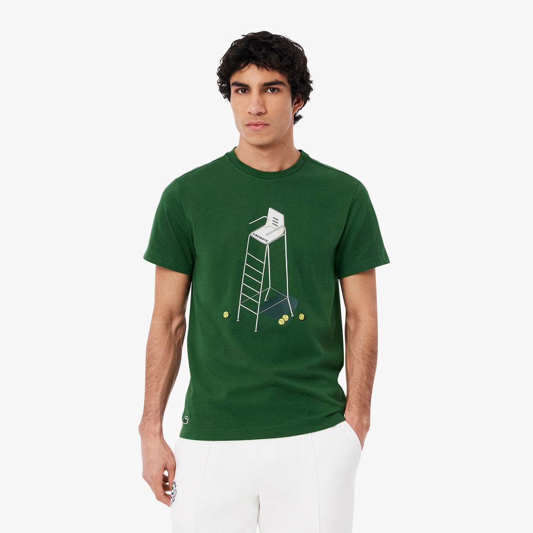 Tennis Heritage Print T-shirt - TH2101