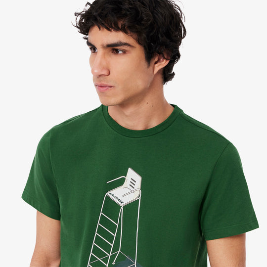 Tennis Heritage Print T-shirt - TH2101