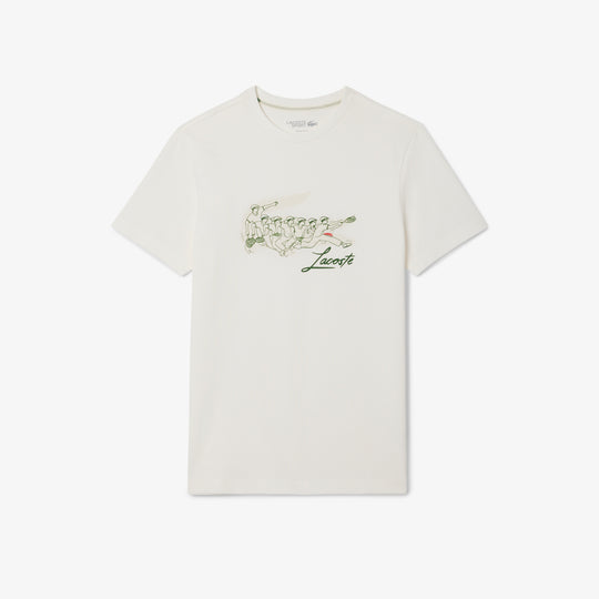 René Lacoste Print Tennis Heritage T-shirt - TH2102