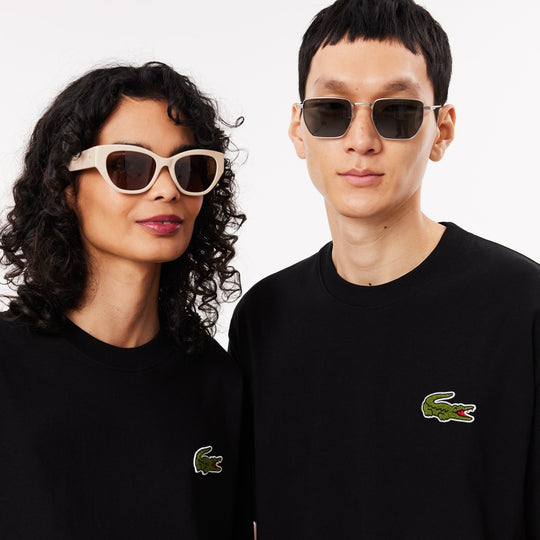 Loose Fit Heavy Cotton Badge T-shirt - TH2745