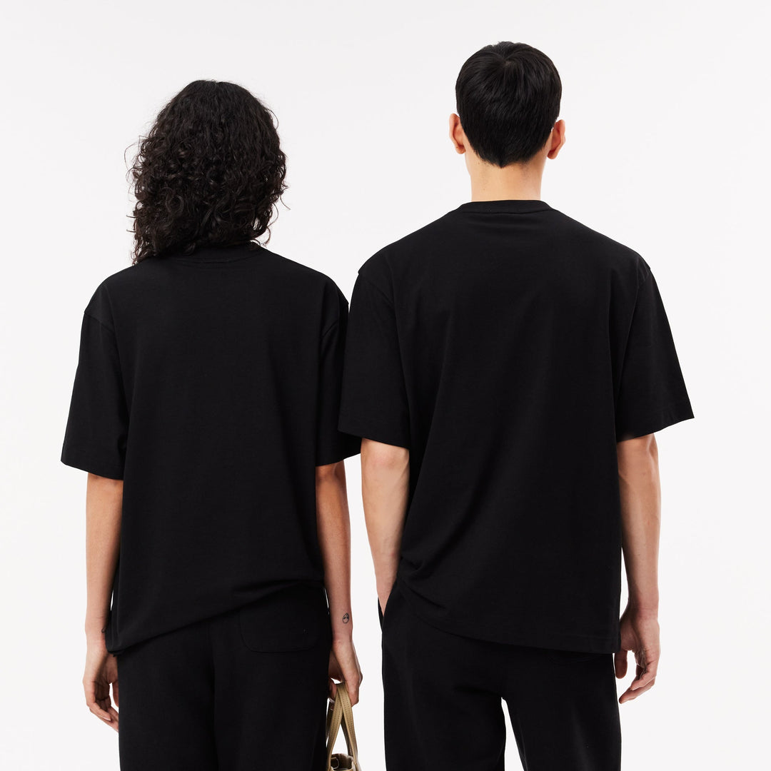 Loose Fit Heavy Cotton Badge T-shirt - TH2745