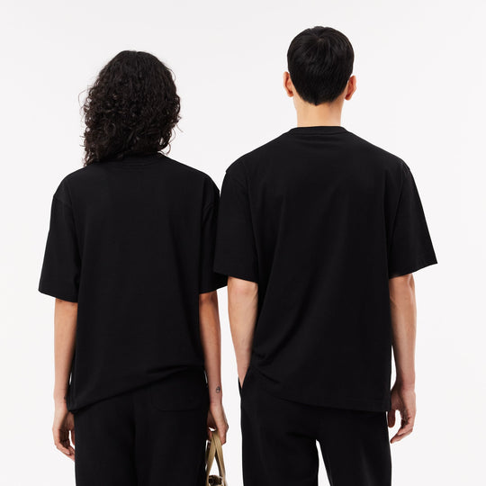 Loose Fit Heavy Cotton Badge T-shirt - TH2745