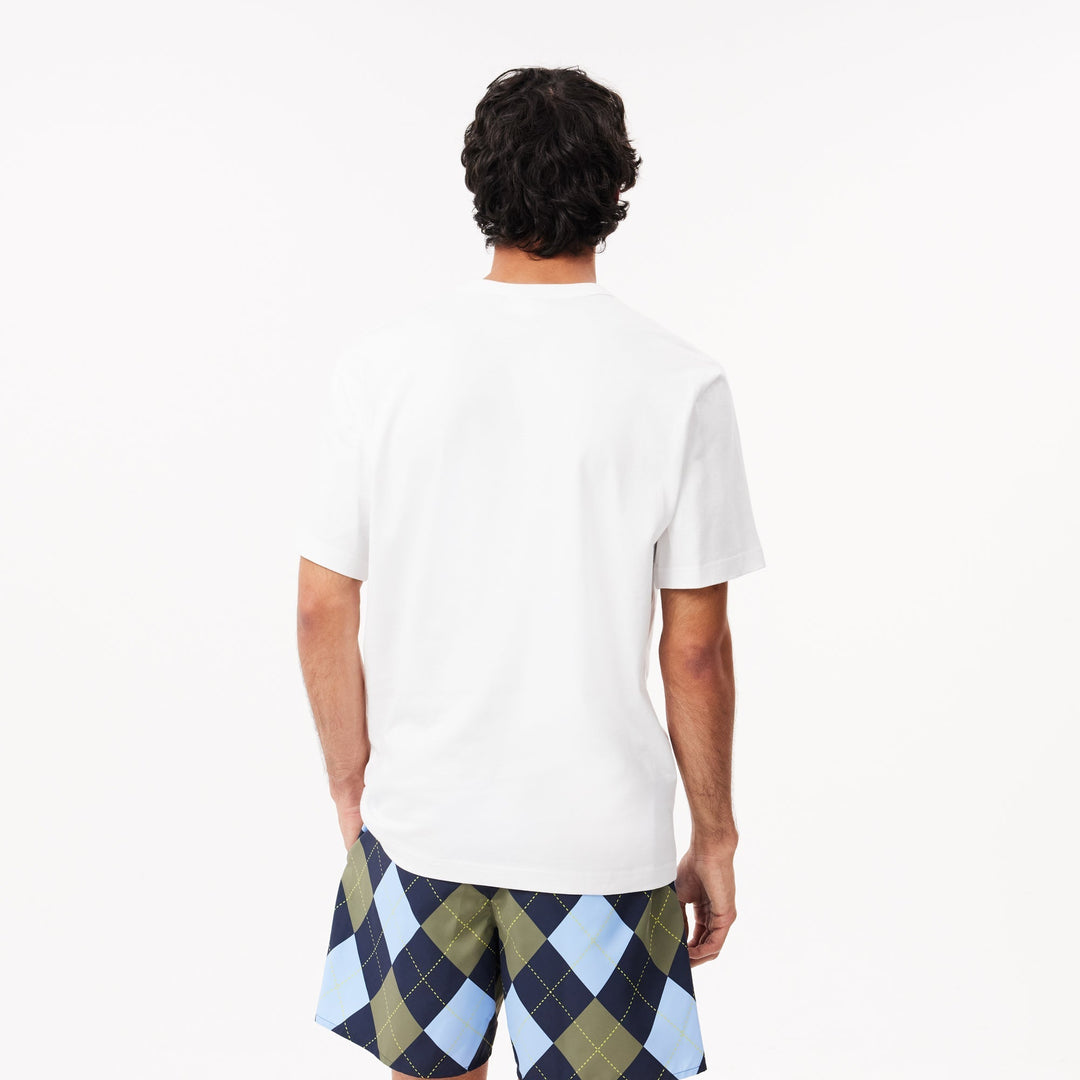 Heavy Cotton Argyle Print T-shirt - TH2810