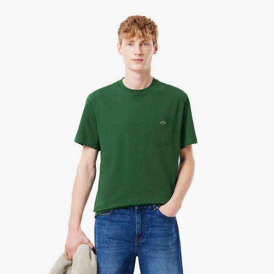 Cotton T-shirt with Breast Pocket - TH2827